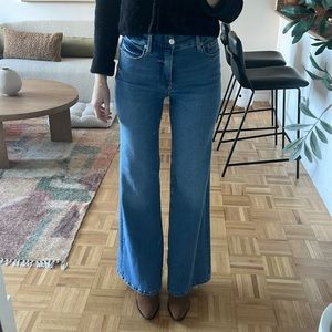 Good American Good Waist Palazzo Jeans